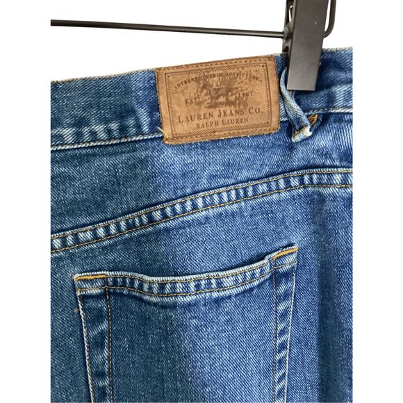 Vintage Women's Ralph Lauren Bootcut Denim SZ 12 Dad Jeans Grandpa Relaxed Fit - Picture 7 of 7